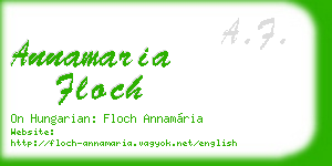 annamaria floch business card